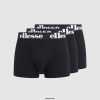 Ellesse Accessories Black Men Hali 3 Pack Trunks D64X494