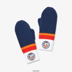 Ellesse Accessories Blue Stylish MK Stripe Mittens D64X259