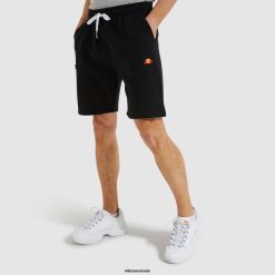 Ellesse Clothing Anthracite Men Noli Fleece Shorts Black D64X420