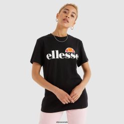 Ellesse Clothing Anthracite Women Albany T-Shirt Black D64X61