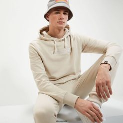 Ellesse Clothing Beige Men Carovilli Overhead Hoody D64X299