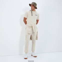 Ellesse Clothing Beige Men Triscia Tee D64X361