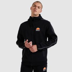 Ellesse Clothing Black Men Ornari FZ Hoody D64X316