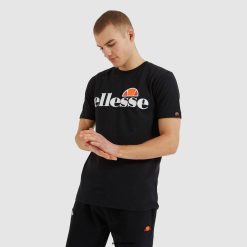 Ellesse Clothing Black Men SL Prado T-Shirt D64X364