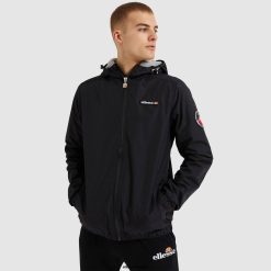 Ellesse Clothing Black Men Terrazzo Jacket D64X272