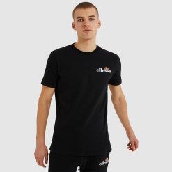 Ellesse Clothing Black Men Voodoo T-Shirt D64X385