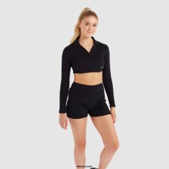 Ellesse Clothing Black Women Harrie Cropped T-Shirt D64X197
