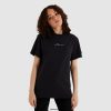 Ellesse Clothing Black Women Miresa Tee Washed D64X238