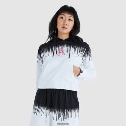 Ellesse Clothing Black Women Raca Cropped Hoody D64X177