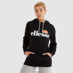 Ellesse Clothing Black Women Torices OH Hoody D64X24