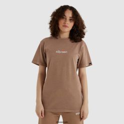 Ellesse Clothing Brown Women Annatto Tee D64X248
