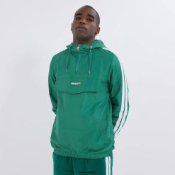 Ellesse Clothing Green Men Blair Overhead Jacket D64X273
