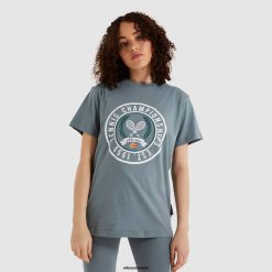 Ellesse Clothing Green Women Strass Tee D64X237
