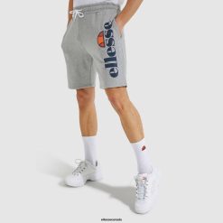 Ellesse Clothing Grey Marl Men Bossini Fleece Shorts D64X424