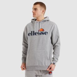 Ellesse Clothing Grey Marl Men SL Gottero OH Hoody D64X295