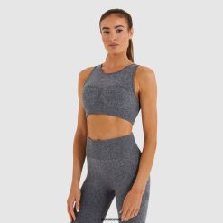 Ellesse Clothing Grey Marl Women Ablaze Cropped Vest D64X200