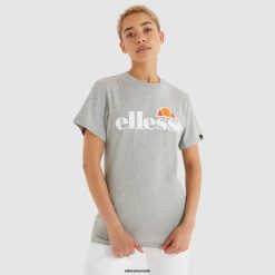 Ellesse Clothing Grey Marl Women Albany T-Shirt D64X60