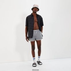 Ellesse Clothing Grey Men Cabanas Swim Short D64X452