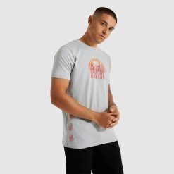 Ellesse Clothing Grey Men Misfits Minor T-Shirt D64X483