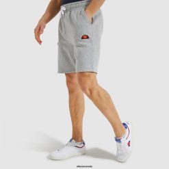 Ellesse Clothing Grey Men Noli Fleece Shorts Marl D64X419