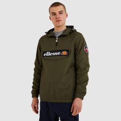 Ellesse Clothing Khaki Men Mont 2 OH Jacket D64X269