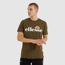 Ellesse Clothing Khaki Men SL Prado T-Shirt D64X366