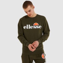 Ellesse Clothing Khaki Men SL Succiso Sweatshirt D64X291