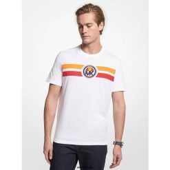 Ellesse Clothing Logo Men MK Stripe Cotton T-Shirt D64X393