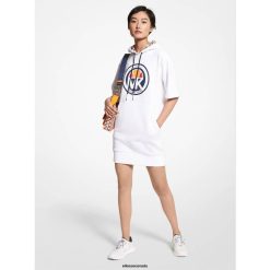 Ellesse Clothing Logo Women MK Cotton Blend Hoodie Dress D64X37