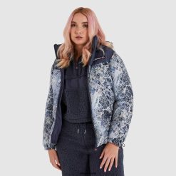 Ellesse Clothing Navy Women Senso Padded Jacket D64X158