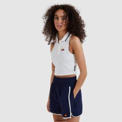 Ellesse Clothing Off White Women Ontom Cropped Vest D64X239