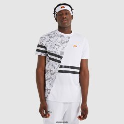 Ellesse Clothing White Men Digit Tee D64X485