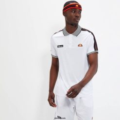 Ellesse Clothing White Men Level Polo D64X399