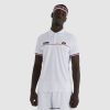 Ellesse Clothing White Men Lin Polo Shirt D64X477