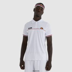Ellesse Clothing White Men Lin Polo Shirt D64X477