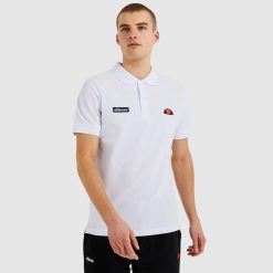 Ellesse Clothing White Men Montura Polo Shirt D64X382