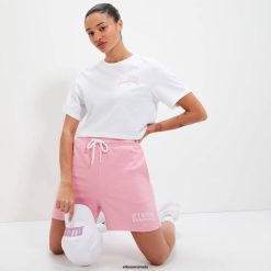 Ellesse Clothing White Women Beneventi Croppd T-Shirt D64X56