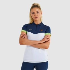Ellesse Clothing White Women Mitro Polo Shirt D64X235